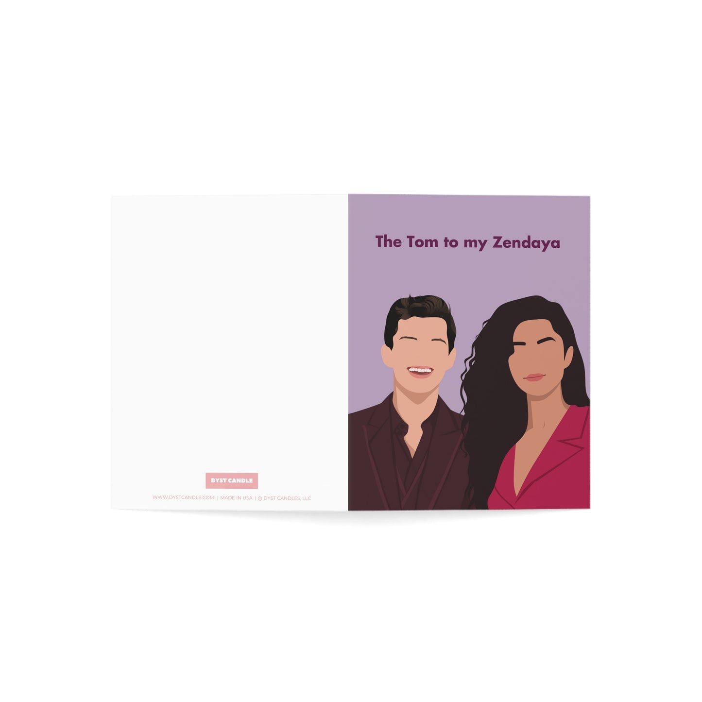 The Tom & Zendaya - Anniversary/Love/Valentines Day Greeting Card