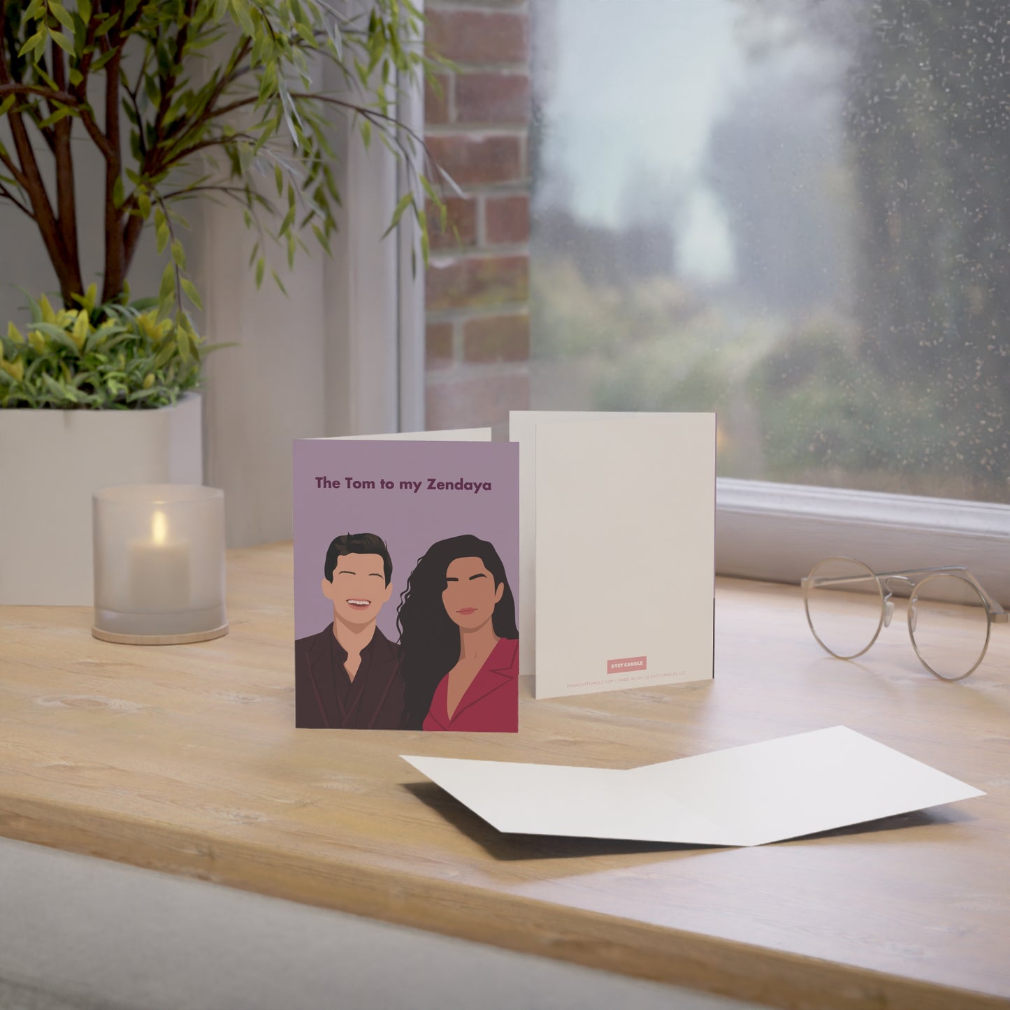The Tom & Zendaya - Anniversary/Love/Valentines Day Greeting Card