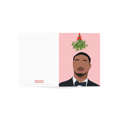 The M.B.J. - Mistletoe Holiday Greeting Card