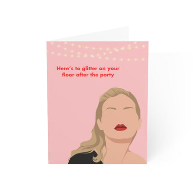 The Taylor - Glitter Greeting Card