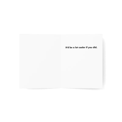The McConaughey- Breakup Greeting Card