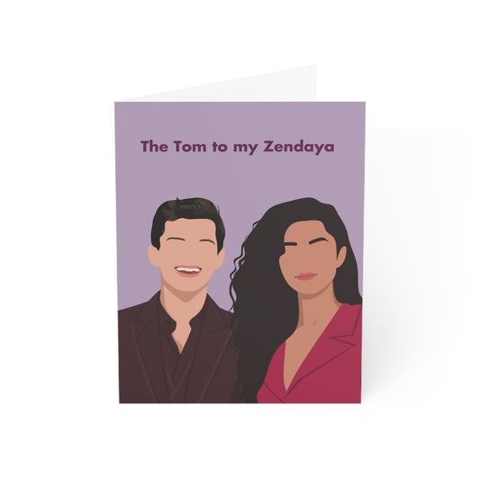 The Tom & Zendaya - Anniversary/Love/Valentines Day Greeting Card