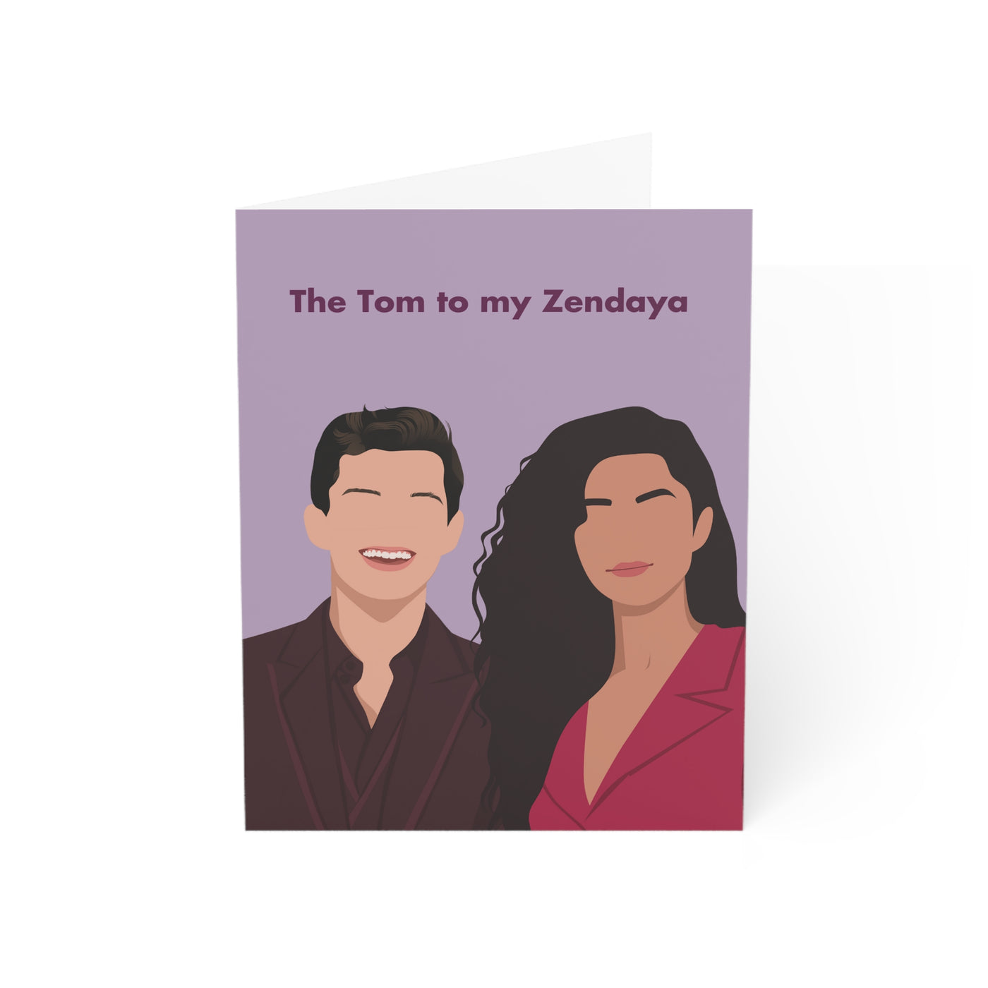 The Tom & Zendaya - Anniversary/Love/Valentines Day Greeting Card