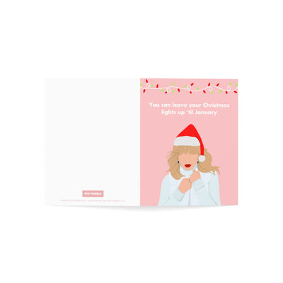 The Taylor - Christmas Lights Holiday Greeting Card